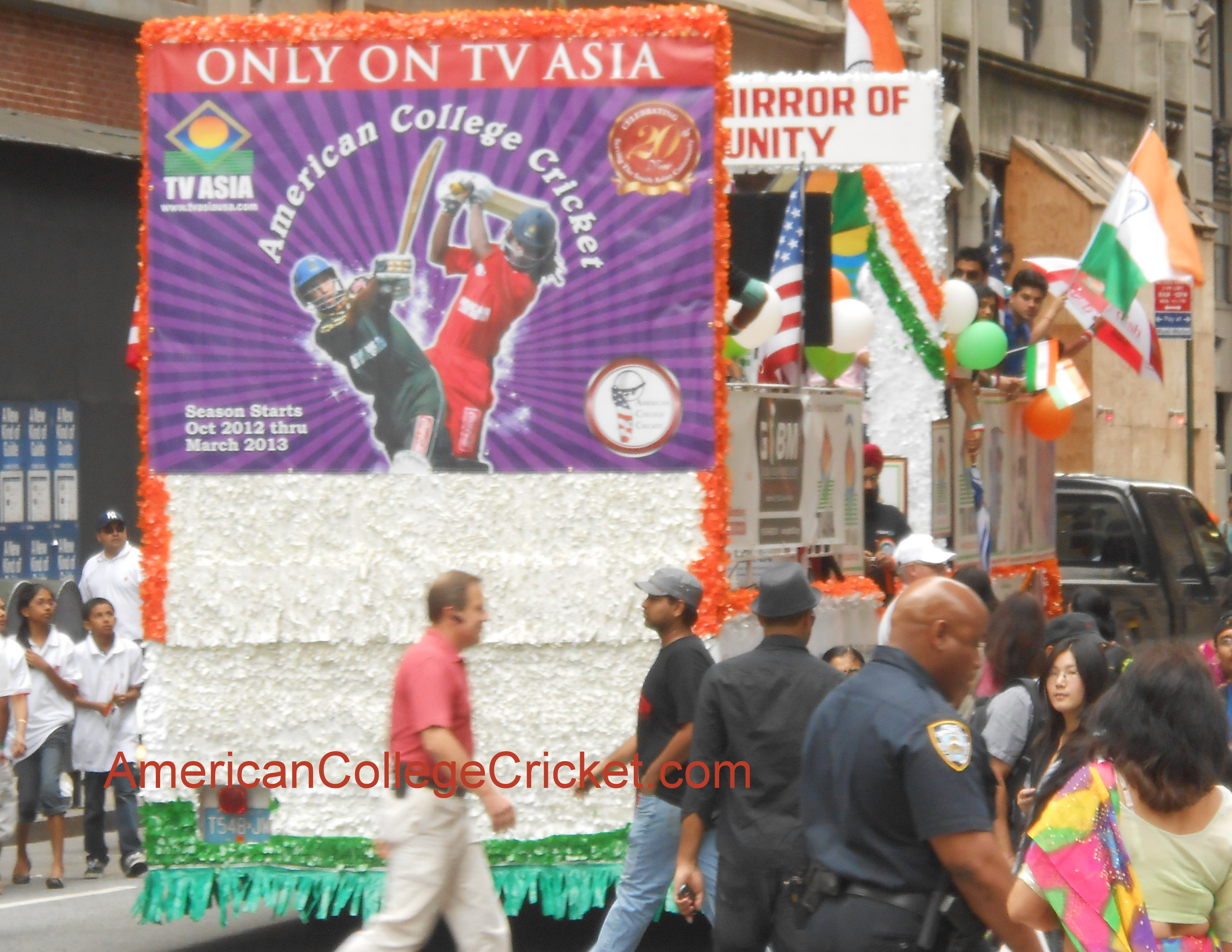 Anil Kumble,Saif Ali Khan,TV Asia,American College Cricket and Espn in India Day Parade! « American College Cricket