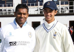 Shiv & son,Tage Chanderpaul. Photo courtesy ilkestonadvertiser.co.uk