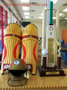 Chanderpaul Trophy, & American College Cricket gear