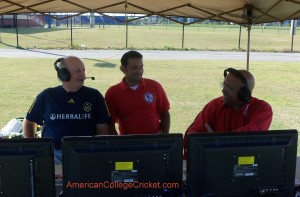 TV Asia commentary team at 2012 SE Championship; David Sentance,Amir Saddiqqui & Lloyd Jodah