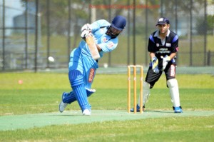 Amber Bhargava (CMU) at the American College Cricket National Championship.