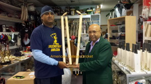 New American College Cricket Trophy design by Lloyd Jodah & made by Cricket Zone & Trophy World