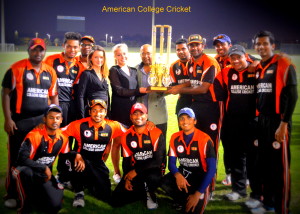 About 1 month after starting the U of Texas Dallas cricket club won the South West Regionals, then 1 month later won the National Championship, led by Sharath Raam