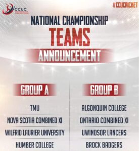 Canadian Nationals Sept 27 – 29 ! « American College Cricket
